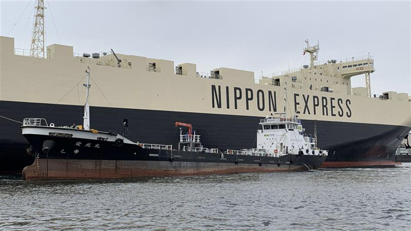 自社バンカー船「愛光丸」へのバイオディーゼル供給を実施