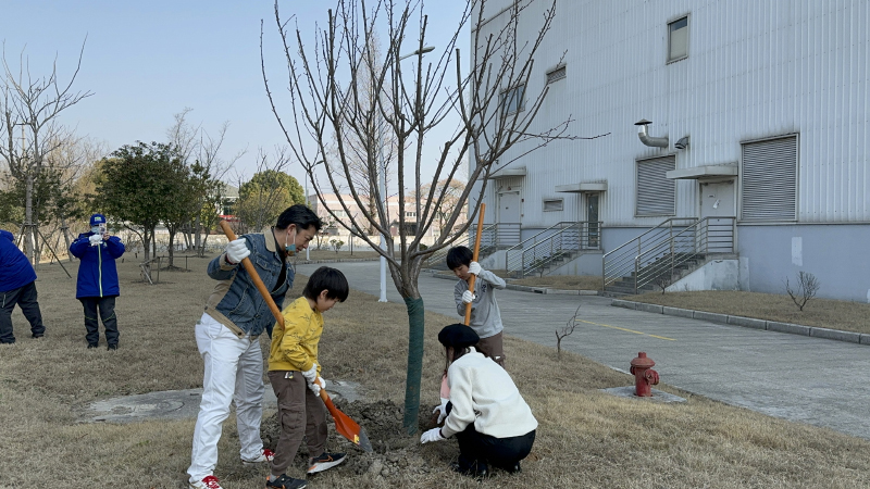 桜の植樹イベントでサステナビリティへの意識を醸成