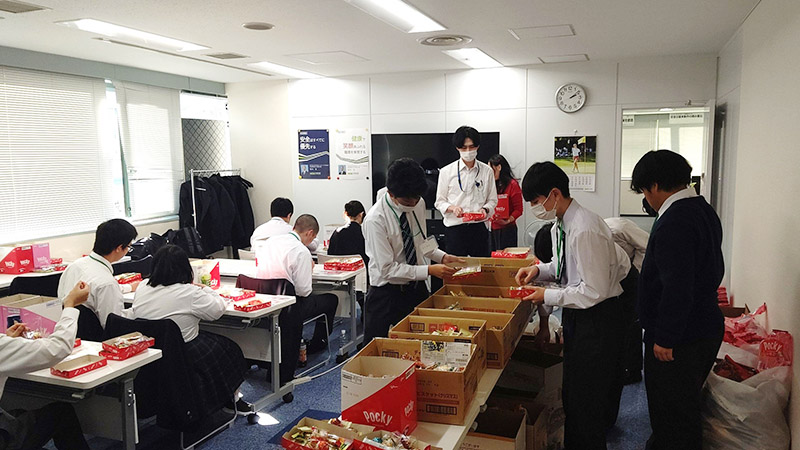 高等特別支援学校との校内・校外実習の実施